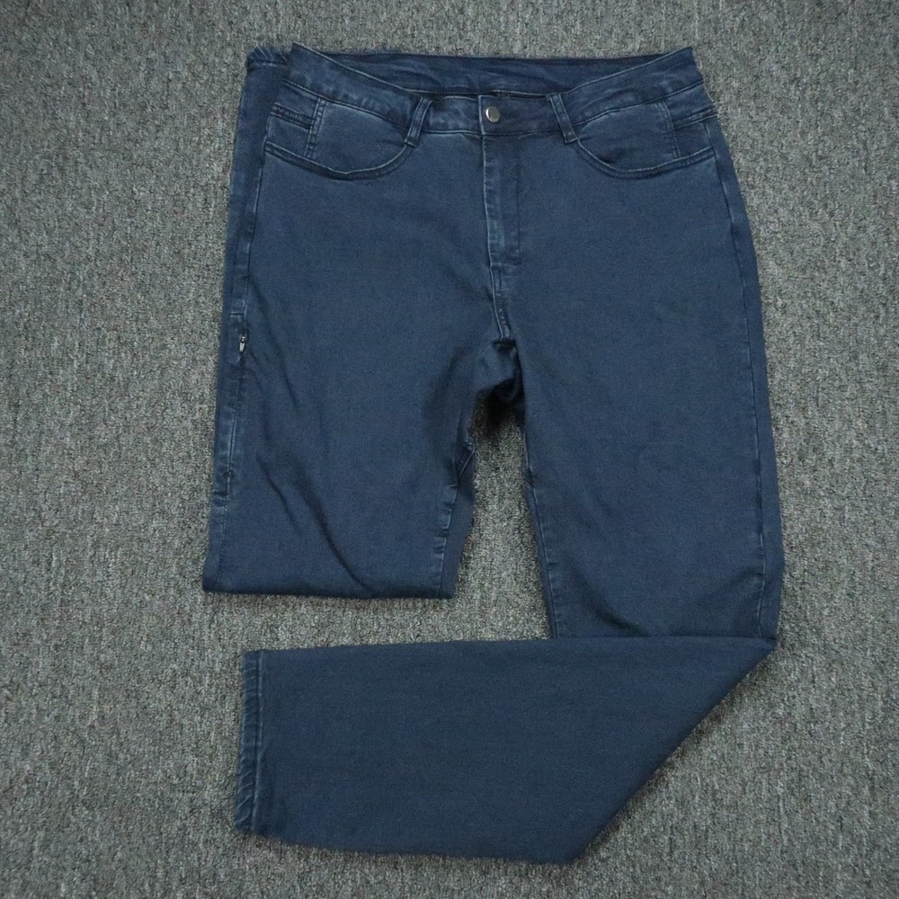 BYLT Jeans Mens 34x33 Blue Tech Denim Everyday Straight Zip Pocket Stretch